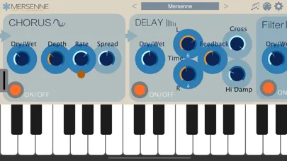 Mersenne - AUv3 Plug-in Synth 스크린샷
