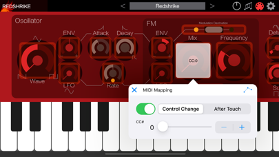 تصاویر Redshrike - AUv3 Plug-in Synth