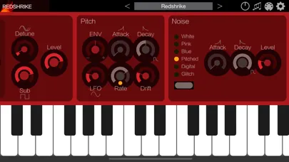 Скриншоты Redshrike - AUv3 Plug-in Synth