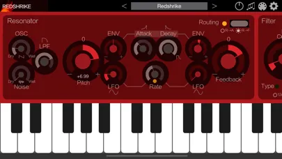 Скриншоты Redshrike - AUv3 Plug-in Synth