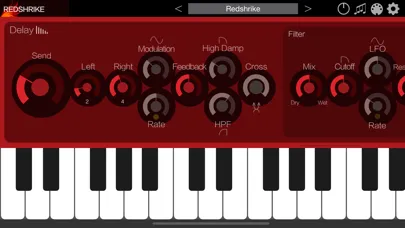 Скриншоты Redshrike - AUv3 Plug-in Synth