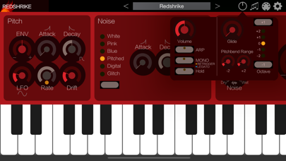 تصاویر Redshrike - AUv3 Plug-in Synth