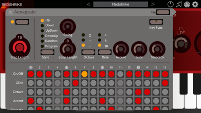 تصاویر Redshrike - AUv3 Plug-in Synth