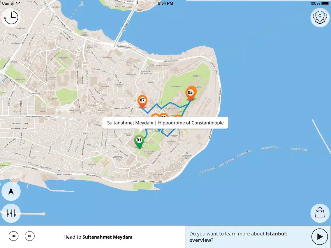 Screenshot di Istanbul Premium | JiTT.travel City Guide & Tour Planner with Offline Maps iPad 