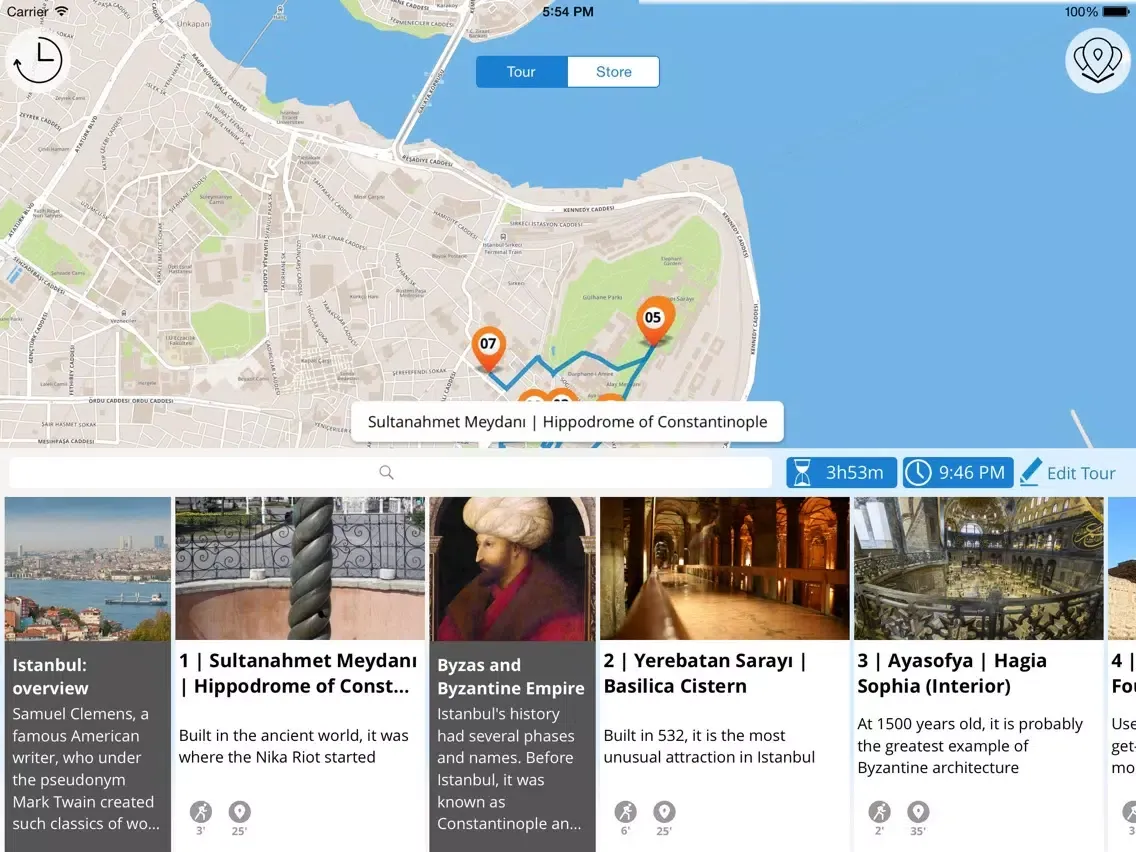 Screenshot di Istanbul Premium | JiTT.travel City Guide & Tour Planner with Offline Maps iPad 