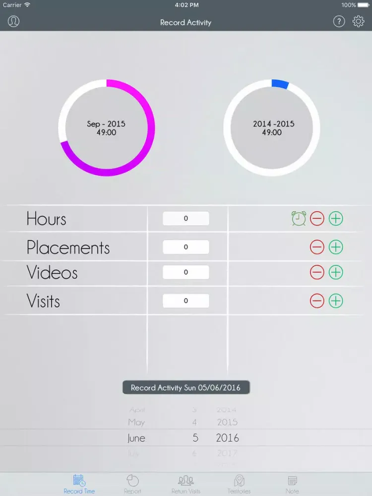 JW Tracker - Field Service Tracking for JW iPad  스크린샷