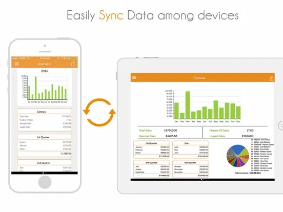 Tangkapan skrin Invoice Manager: Create, Send Invoice and Estimate iPad 