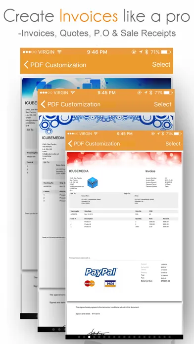 Tangkapan skrin Invoice Manager: Create, Send Invoice and Estimate