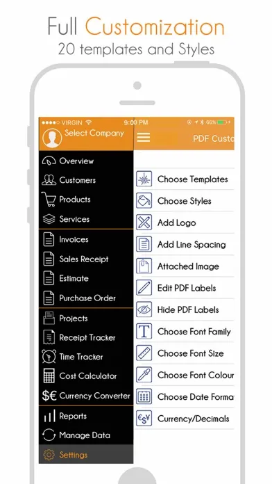 Tangkapan skrin Invoice Manager: Create, Send Invoice and Estimate