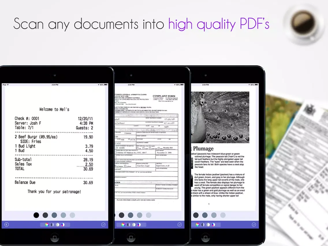 Super Scanner Pro: Document & Receipt PDF Scanner with OCR iPad Screenshots