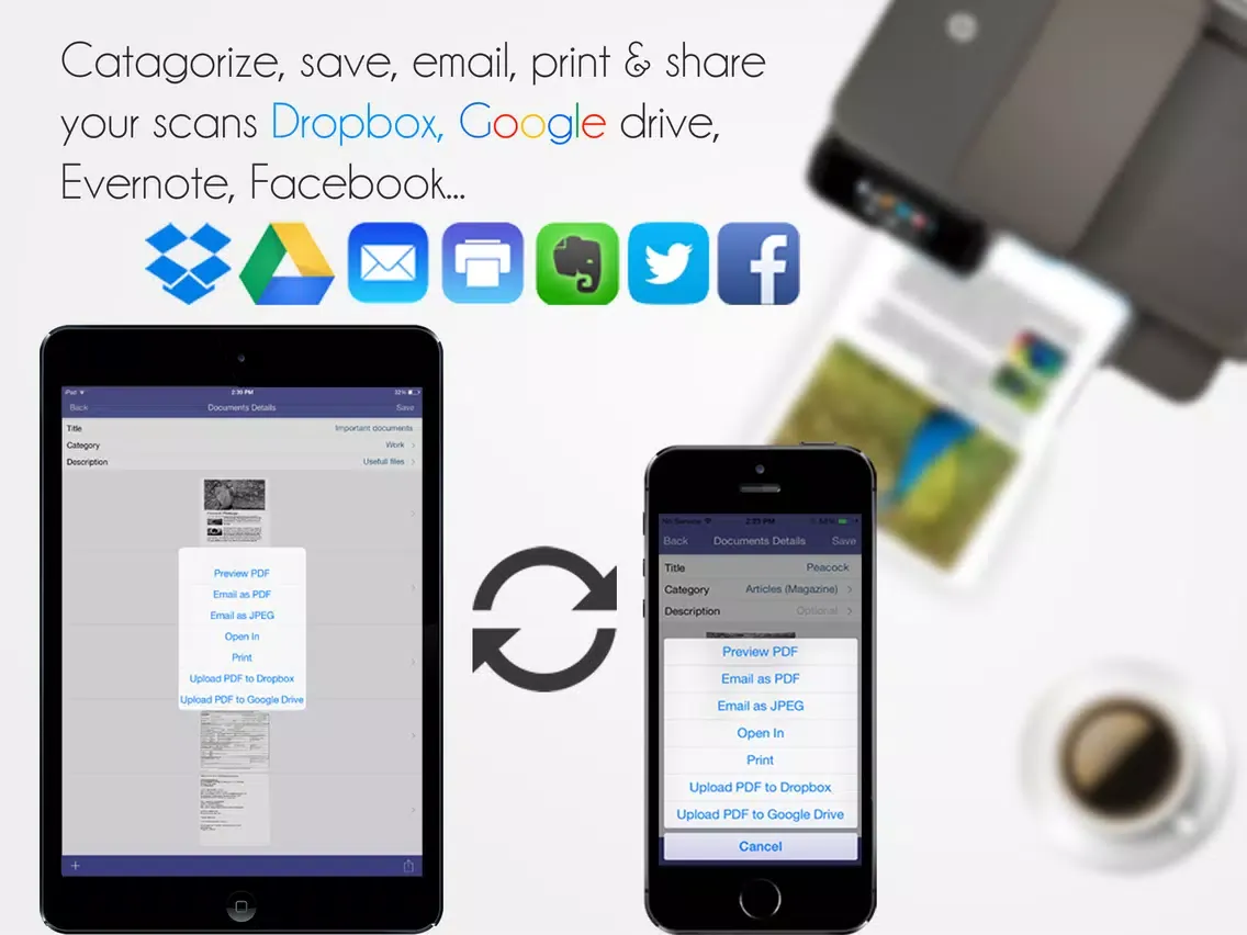 Super Scanner Pro: Document & Receipt PDF Scanner with OCR iPad Screenshots