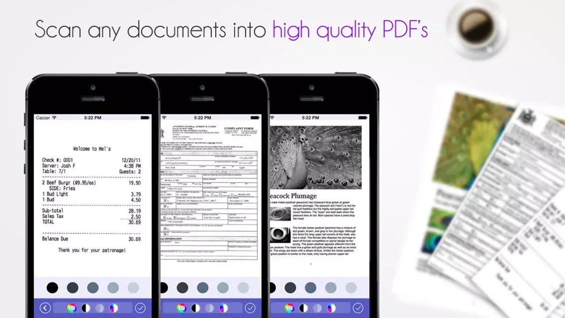 Super Scanner: Multipage PDF Scanner with OCR and PDF Annotation Screenshots