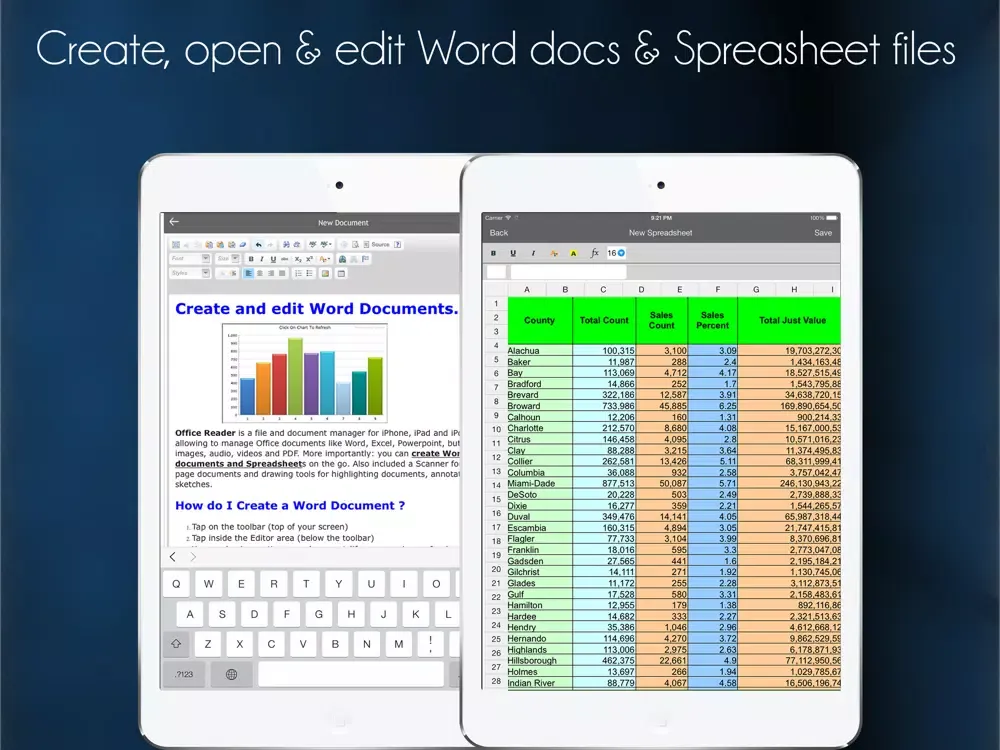 ภาพหน้าจอของ Office Reader: For Microsoft Office iPad 