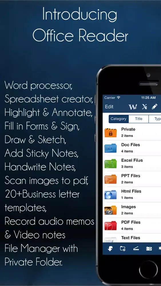ภาพหน้าจอของ Office Reader: For Microsoft Office