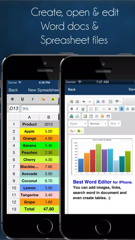ภาพหน้าจอของ Office Reader: For Microsoft Office
