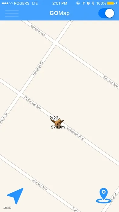 Tangkapan layar Live Radar - Maps and Notification for Pokémon GO