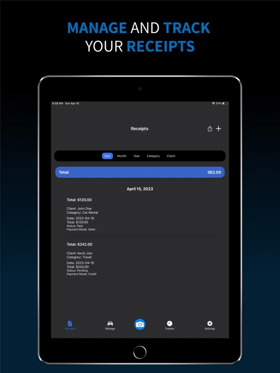 Business Tracker - iCubemedia iPad  スクリーンショット