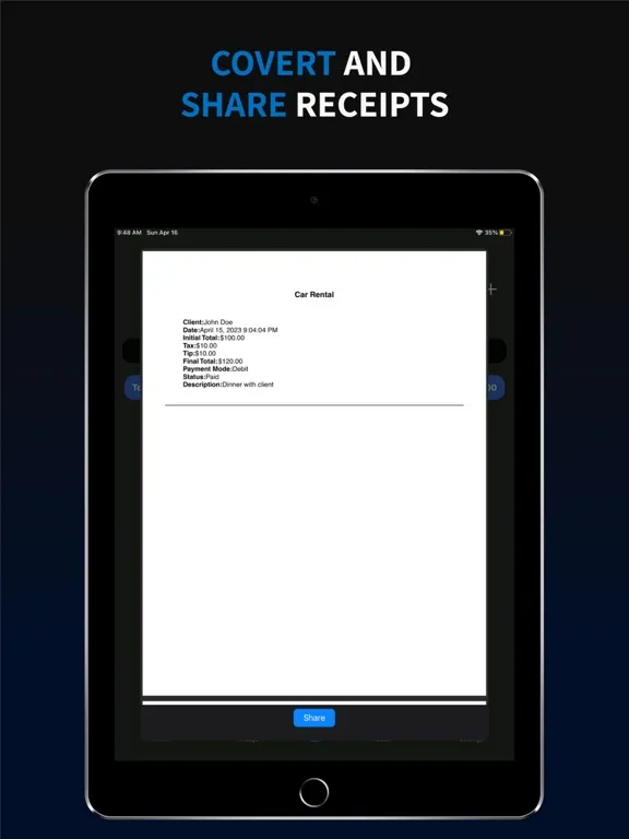 Business Tracker - iCubemedia iPad  スクリーンショット