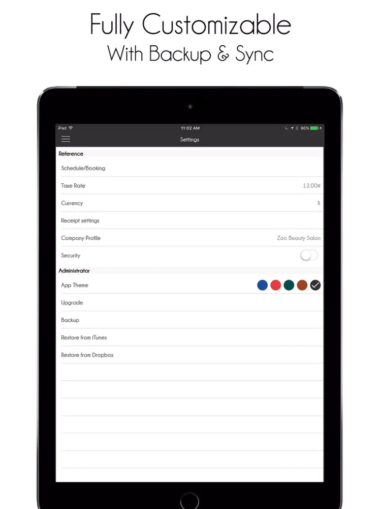 Salon Manager: Appointment Book, Scheduling, POS and Accounting iPad 应用截图