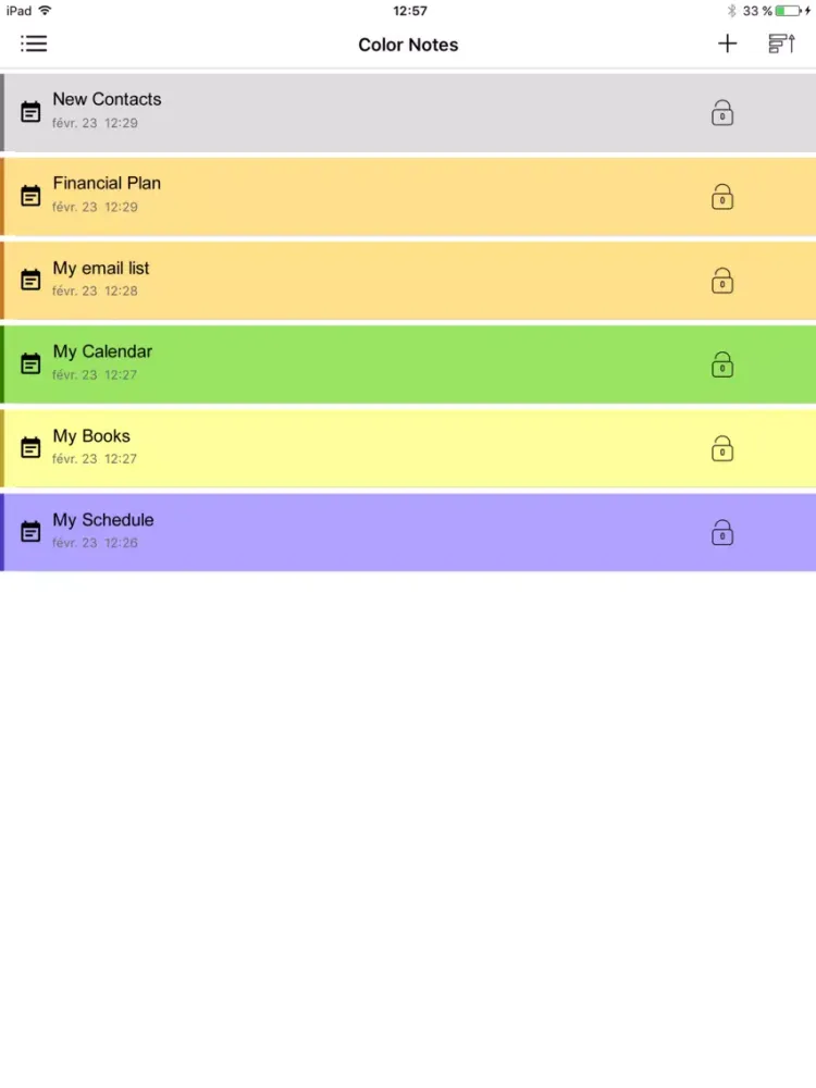 Zrzuty ekranu StickyNotes for iPhone and iPad iPad 