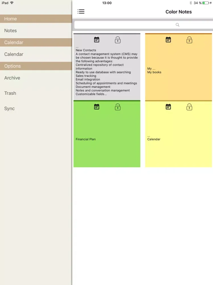 Zrzuty ekranu StickyNotes for iPhone and iPad iPad 