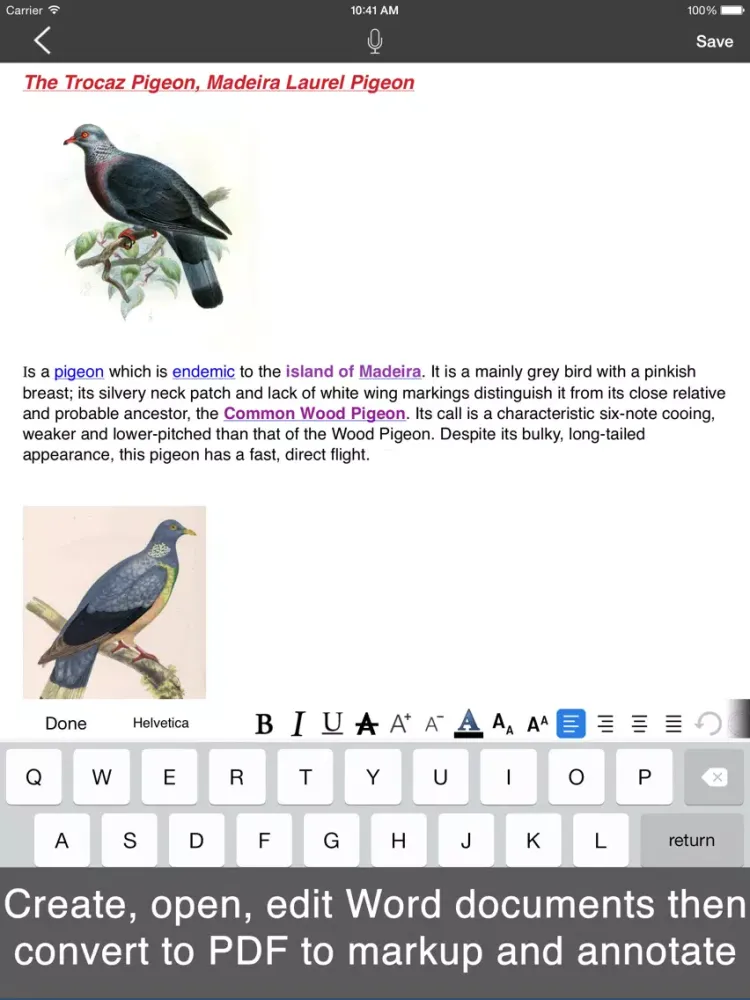 Скриншоты PDF Editor with Word Processor & Sketch pad iPad 