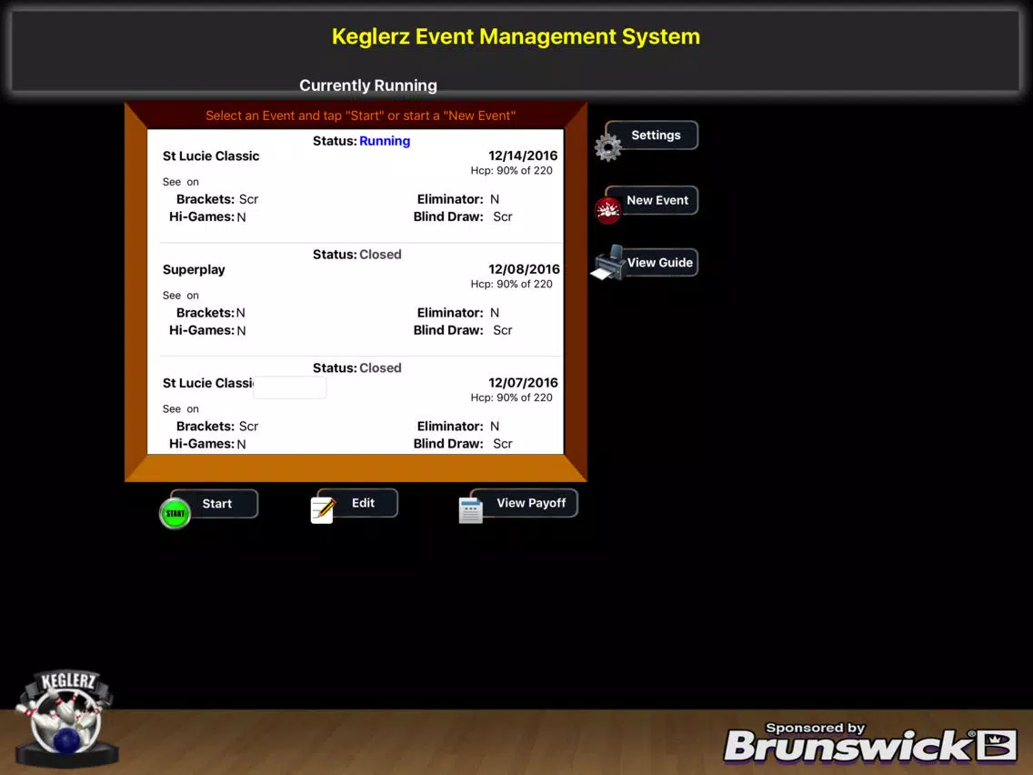 Keglerz -Sidepots for Bowling iPad  Screenshots