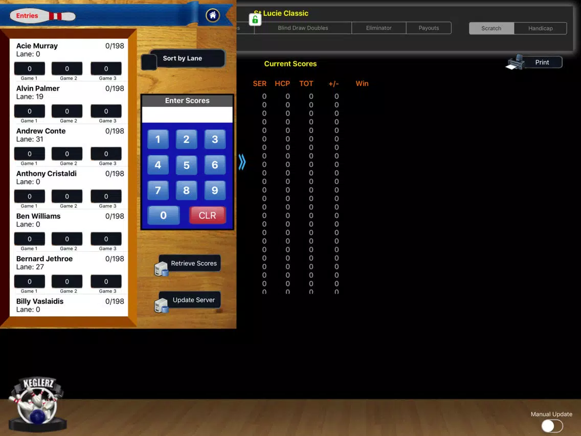 Keglerz -Sidepots for Bowling iPad  Screenshots