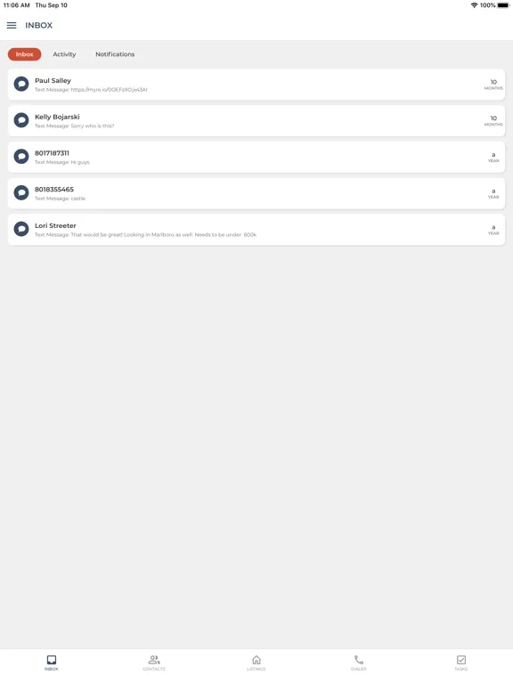 Homes of Idaho CRM iPad  Ekran Görüntüleri