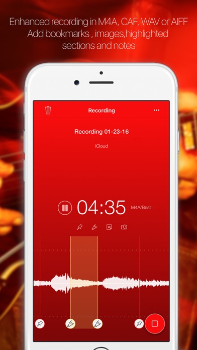 Captures d'écran de Audiologic recorder by iDoceo