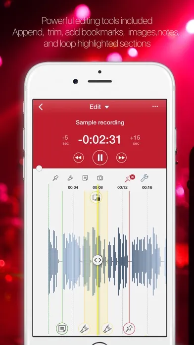Captures d'écran de Audiologic recorder by iDoceo