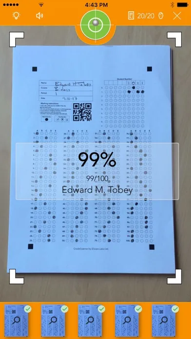 iDoceo Grade Scanner スクリーンショット