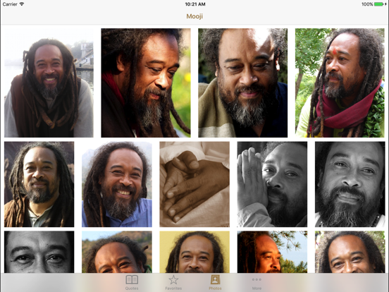 Mooji Quotes iPad  Screenshots