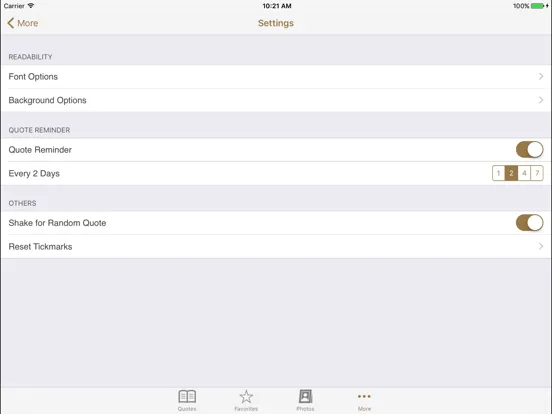 Screenshot di Mooji Quotes iPad 