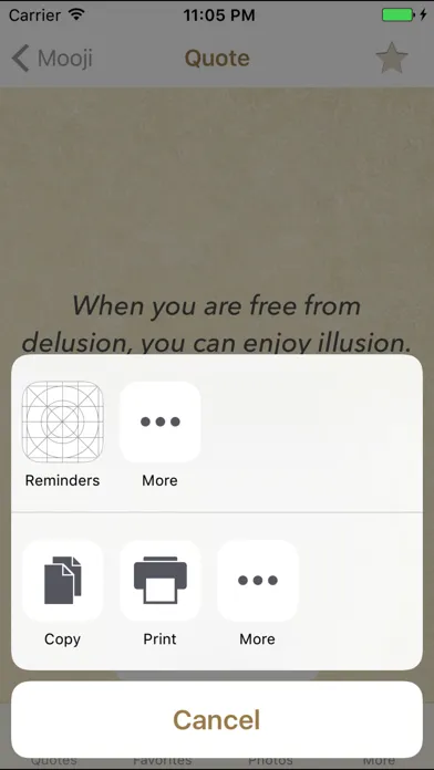 Screenshot di Mooji Quotes
