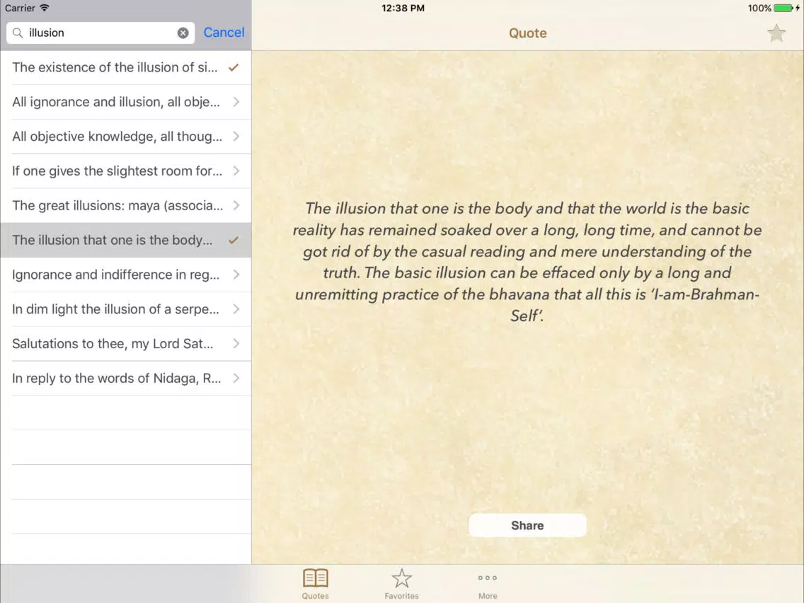 Ribhu Gita Quotes iPad  スクリーンショット