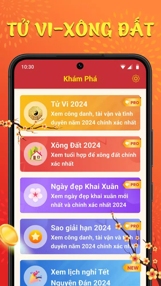 Tangkapan skrin Lịch Âm 2025 - Lịch Vạn Niên