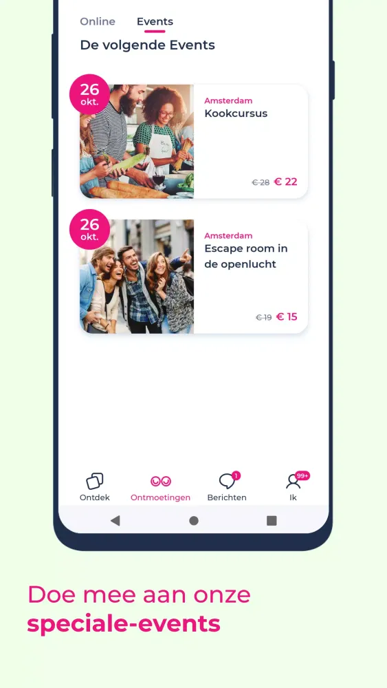 Capturas de tela do Lexa - Dating app voor singles