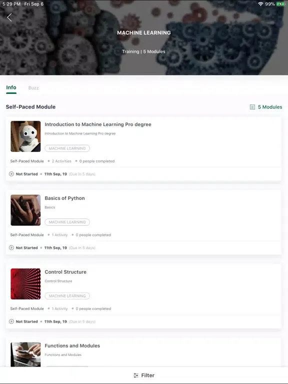 Imarticus Learning iPad  Screenshots