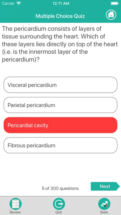Ảnh chụp màn hình của Anatomy : Circulatory System