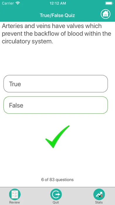 Ảnh chụp màn hình của Anatomy : Circulatory System