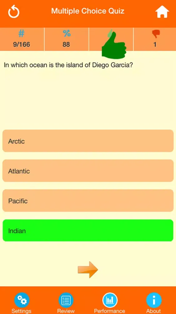 ภาพหน้าจอของ World Geography : Islands