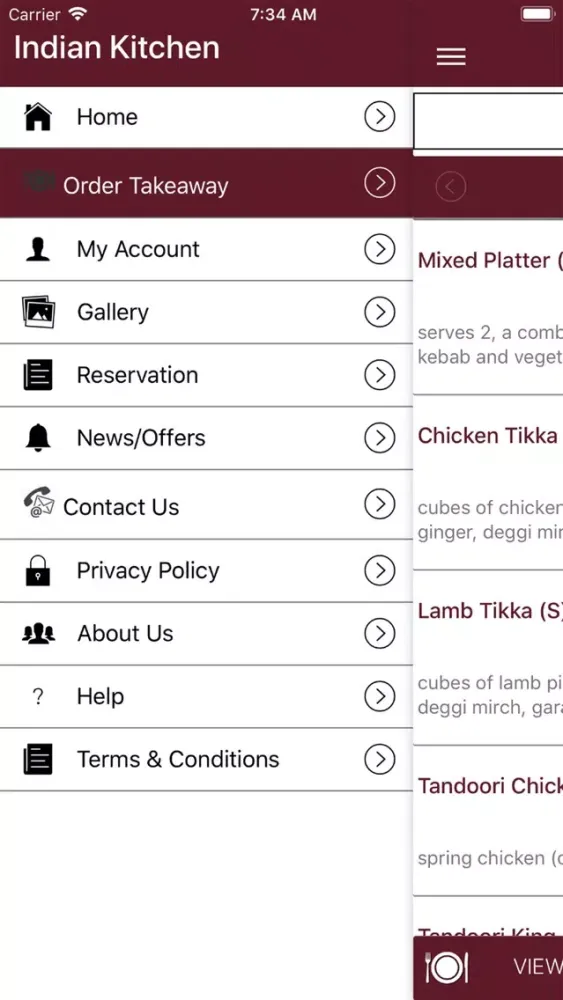 Capturas de pantalla de Indian Kitchen Redditch