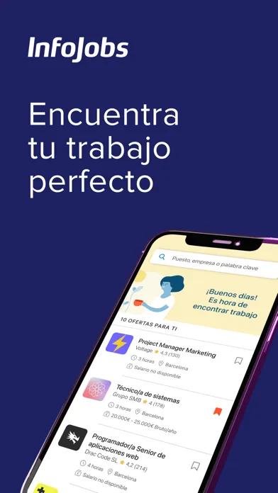 Tangkapan layar InfoJobs - Trabajo y Empleo