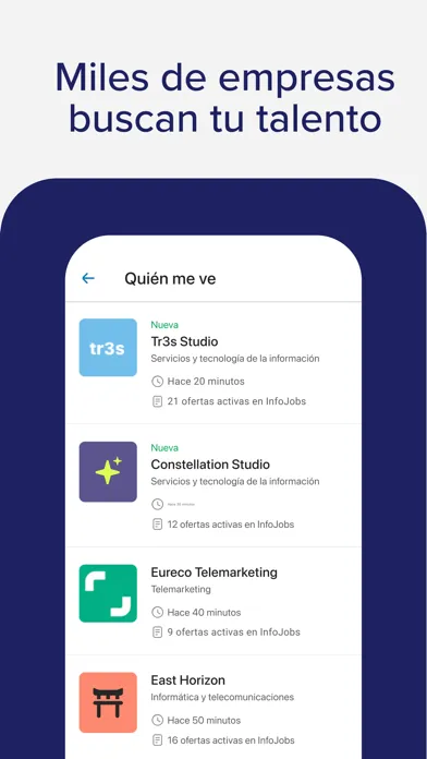 Tangkapan layar InfoJobs - Trabajo y Empleo