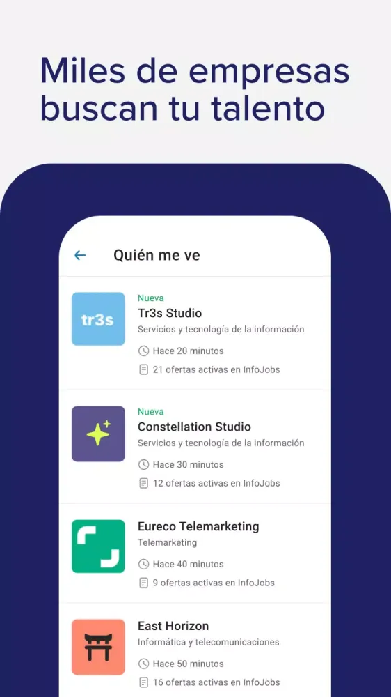 InfoJobs 스크린샷