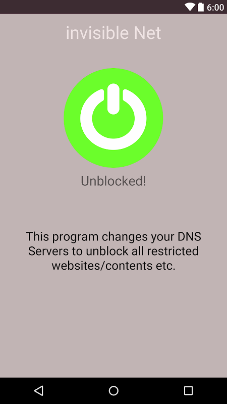 Tangkapan skrin DNS Changer