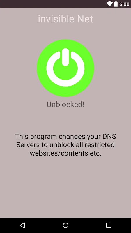 Ảnh chụp màn hình của DNS Changer