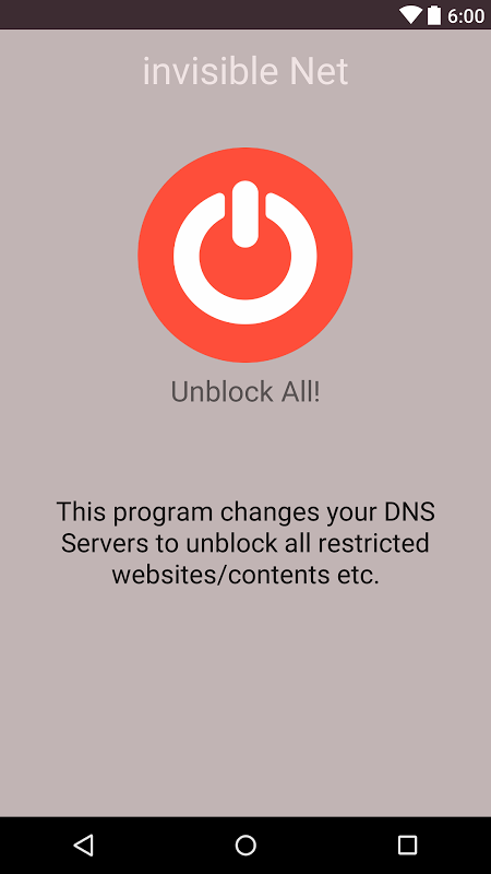 Tangkapan skrin DNS Changer