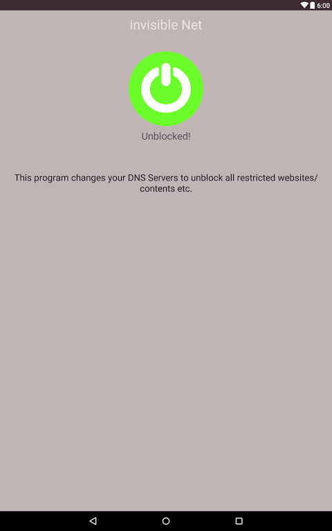 Tangkapan skrin DNS Changer